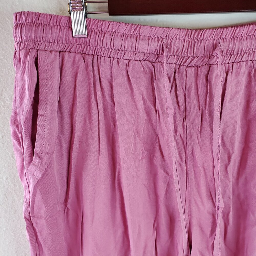 Buenos Ninos Womens Pink Drawstring Jogger Pant XXL - Picture 6 of 13